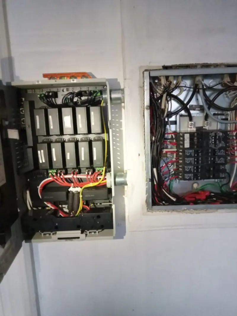 Electrical panel upgrade completed for Ring Doorbell Installation in Jacksonville Beach